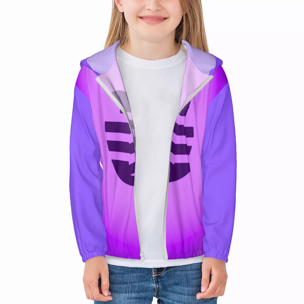 Echelon's Kids Sun Protective Lightweight Zipper Hoodie