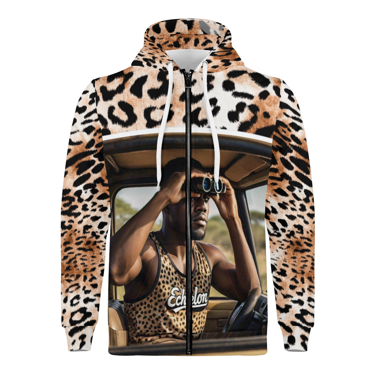 Cheetah Echelon Zip Hoodie