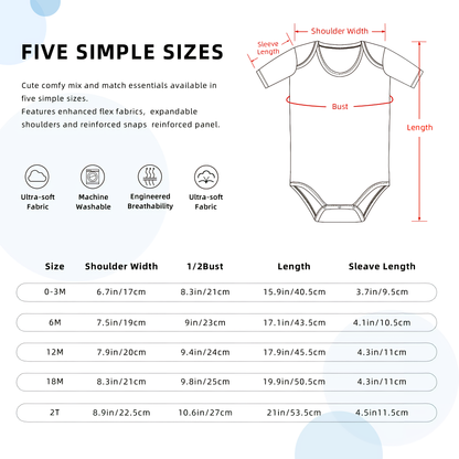 Echelon's Short Sleeve Baby One-Piece